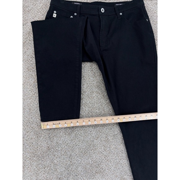 Bandanny Peter Manning Itallian 5-Pocket Pant Mens 33x27 Black Olimpias Sateen - Picture 12 of 13